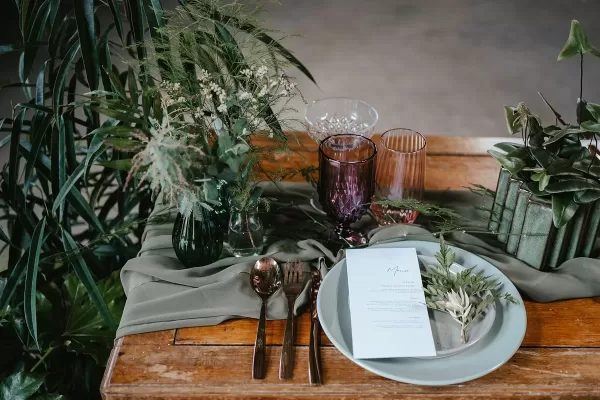 Barns wedding inspiration – table setting Barns wedding inspiration - table setting